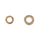 Straw wreath ø30 cm - Ivory (8 Pieces)