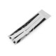 Ramiączka do biustonosza szerokość 15 mm z metalowym zapięciem - Czarny (1 Para) Ramiączka do biustonosza szerokość 15 mm z metalowym zapięciem - Czarny (1 Para)