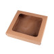 Paper box with see-through window - White (20 Pieces) Paper box with see-through window - White (20 Pieces)