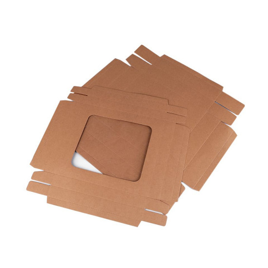 Paper box with see-through window - White (20 Pieces) Paper box with see-through window - White (20 Pieces)