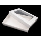 Paper box with see-through window - Natural brown (20 Pieces) Paper box with see-through window - Natural brown (20 Pieces)