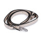 Long eco leather strap / handbag strap with snap hooks, width 1.5 cm - Lightbeige (1 Piece) Long eco leather strap / handbag strap with snap hooks, width 1.5 cm - Lightbeige (1 Piece)