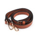 Long eco leather strap / handbag strap with snap hooks, width 1.5 cm - Lightbeige (1 Piece) Long eco leather strap / handbag strap with snap hooks, width 1.5 cm - Lightbeige (1 Piece)