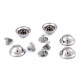 Decorative screw rivet / bottom bag feet ø13 mm - Black varnish (20 Pairs) Decorative screw rivet / bottom bag feet ø13 mm - Black varnish (20 Pairs)