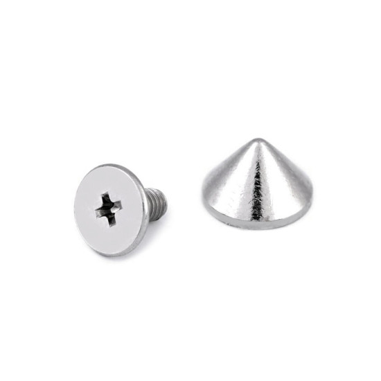 Decorative screw stud / bottom bag feet ø9.5 mm - Black varnish (100 Pairs) Decorative screw stud / bottom bag feet ø9.5 mm - Black varnish (100 Pairs)