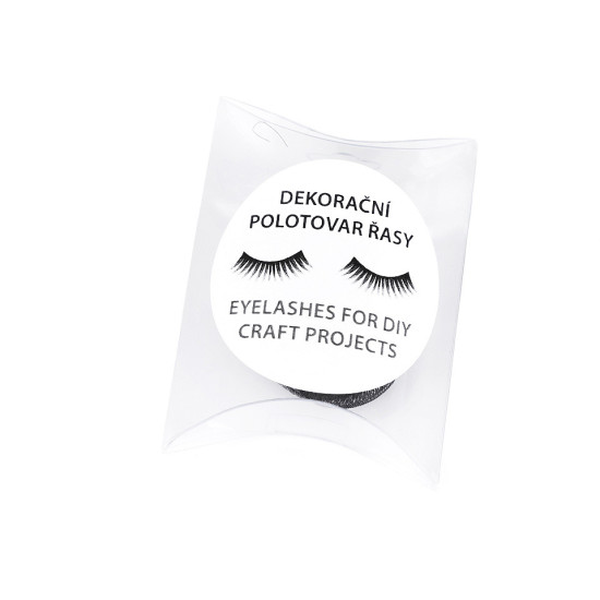 Eyelashes for diy craft projects - Black (10 Boxes)