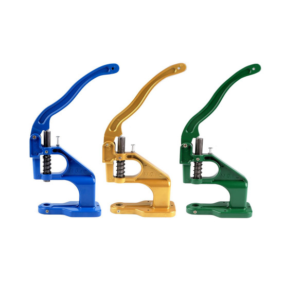 Hand press machine for grommets, eyelets, rivets, studs - Dark green (1 Piece) Hand press machine for grommets, eyelets, rivets, studs - Dark green (1 Piece)