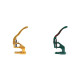 Hand press machine for grommets, eyelets, rivets, studs - Dark green (1 Piece) Hand press machine for grommets, eyelets, rivets, studs - Dark green (1 Piece)