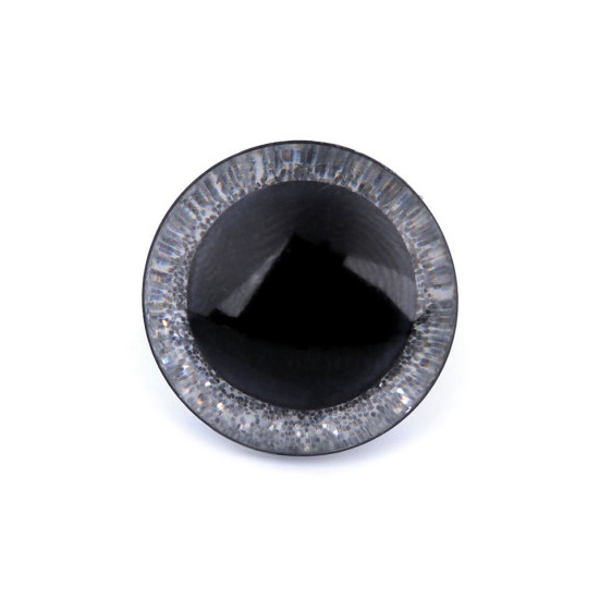 Oczy brokatowe do zabawek z zatyczką ø20 mm - Srebrny (100 Zestawy) Oczy brokatowe do zabawek z zatyczką ø20 mm - Srebrny (100 Zestawy)
