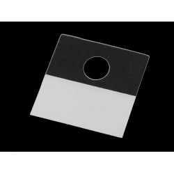 Euro slot hangers self-adhesive / hang tags 30x35 mm - Transparent (100 Pieces)
