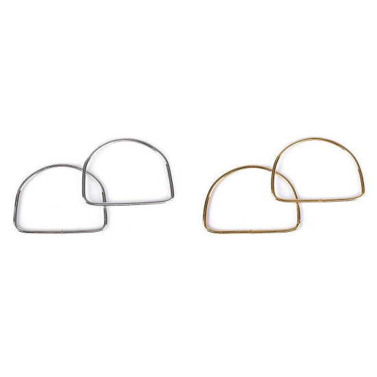 Mânere metalice genți, 10,5x13 cm - Auriu rose (30 Bucăți) Mânere metalice genți, 10,5x13 cm - Auriu rose (30 Bucăți)