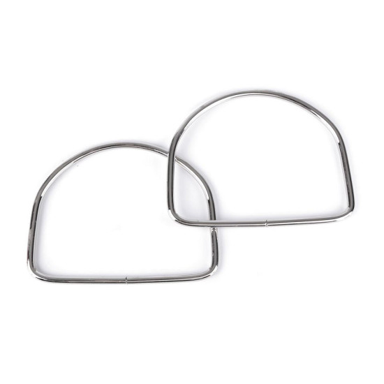 Mânere metalice genți, 10,5x13 cm - Auriu rose (30 Bucăți) Mânere metalice genți, 10,5x13 cm - Auriu rose (30 Bucăți)
