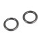 Anello / o-ring, dimensioni: ø 15 mm - Nichel nero (10 Pezzi)