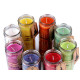 Scented chakra candle in glass, size 320 g - Blue dark (1 Piece) Scented chakra candle in glass, size 320 g - Blue dark (1 Piece)
