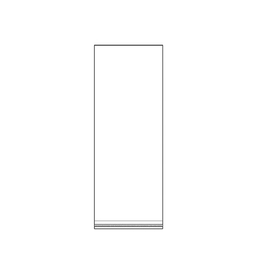 Clear plastic self-adhesive seal bags 13x38 cm - Transparent (11000 Pieces) Clear plastic self-adhesive seal bags 13x38 cm - Transparent (11000 Pieces)