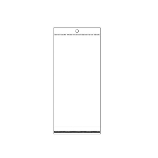 Torebki foliowe z paskiem klejącym i zawieszką 8x19,5 cm - Transparent (21000 Sztuki) Torebki foliowe z paskiem klejącym i zawieszką 8x19,5 cm - Transparent (21000 Sztuki)