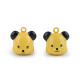 Jingle bells - heart, tiger, bear, frog, monkey - Red (2 Pieces)