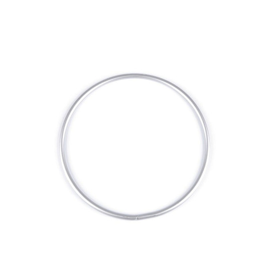Kółko / obręcz metalowa / ucho do torebki ø15 cm lekkie aluminium - Srebrny (10 Sztuki) Kółko / obręcz metalowa / ucho do torebki ø15 cm lekkie aluminium - Srebrny (10 Sztuki)
