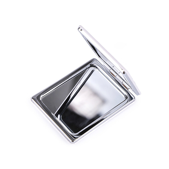 Cosmetic pocket mirror - flower - Azure blue (1 Piece) Cosmetic pocket mirror - flower - Azure blue (1 Piece)