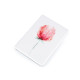 Cosmetic pocket mirror - flower - Azure blue (1 Piece) Cosmetic pocket mirror - flower - Azure blue (1 Piece)