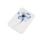 Cosmetic pocket mirror - flower - Azure blue (1 Piece) Cosmetic pocket mirror - flower - Azure blue (1 Piece)