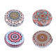 Cosmetic pocket mirror - mandala - Lightbeige (1 Piece) Cosmetic pocket mirror - mandala - Lightbeige (1 Piece)