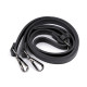 Long eco leather strap / handbag strap with snap hooks, width 1.5 cm - Cognac brown (10 Pieces) Long eco leather strap / handbag strap with snap hooks, width 1.5 cm - Cognac brown (10 Pieces)
