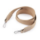 Shoulder handbag strap with hooks, width 3.8 cm - Khaki (5 Pieces) Shoulder handbag strap with hooks, width 3.8 cm - Khaki (5 Pieces)