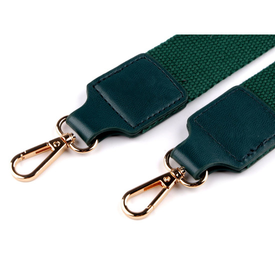 Shoulder handbag strap with hooks, width 3.8 cm - Khaki (5 Pieces) Shoulder handbag strap with hooks, width 3.8 cm - Khaki (5 Pieces)