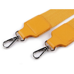 Bandoulière avec mousquetons, largeur 3,8 cm - Moutarde (1 Pièce)