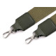Shoulder handbag strap with hooks, width 3.8 cm - Khaki (5 Pieces) Shoulder handbag strap with hooks, width 3.8 cm - Khaki (5 Pieces)