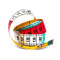 Dressmaker / tailors measuring tape 150 cm - Multicolor (1 Piece)