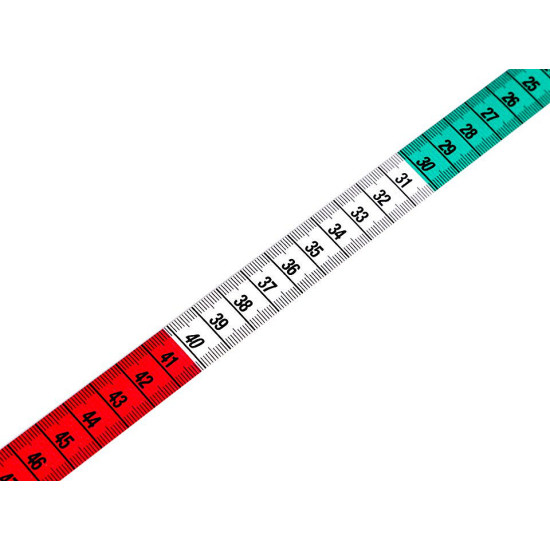Centymetr krawiecki zapinany napą 150 cm - Wielokolorowy (3 Sztuki) Centymetr krawiecki zapinany napą 150 cm - Wielokolorowy (3 Sztuki)