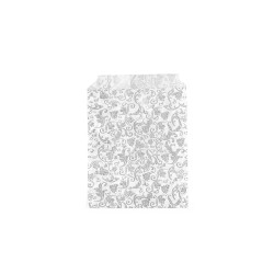 Torebka papierowa 9,5x14 cm - Szary (100 Sztuki)