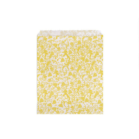 Torebka papierowa 13x17,5 cm - Szary (100 Sztuki)