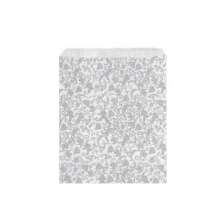 Torebka papierowa 13x17,5 cm - Szary (100 Sztuki)