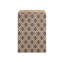 Torebka papierowa 15x23 cm - Naturalny brąz (100 Sztuki)