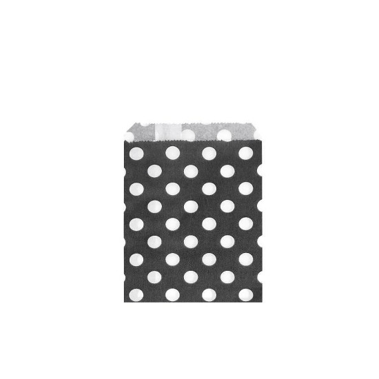 Torebka papierowa chevron 10x14 cm - Białoczarny (100 Sztuki) Torebka papierowa chevron 10x14 cm - Białoczarny (100 Sztuki)