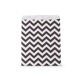 Torebka papierowa chevron, kropki 13x17 cm - Białoczarny (100 Sztuki) Torebka papierowa chevron, kropki 13x17 cm - Białoczarny (100 Sztuki)