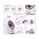 Medium knitting machine for easy knitting - White (2 Pieces) Medium knitting machine for easy knitting - White (2 Pieces)