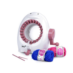 Medium knitting machine for easy knitting - White (1 Piece)