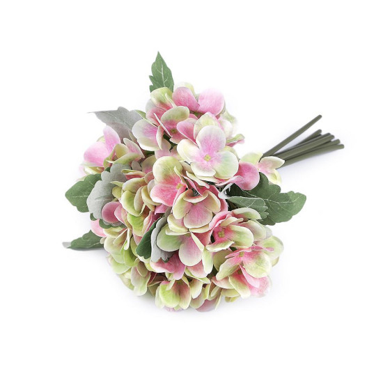 Artificial hydrangea - White (9 Pieces) Artificial hydrangea - White (9 Pieces)