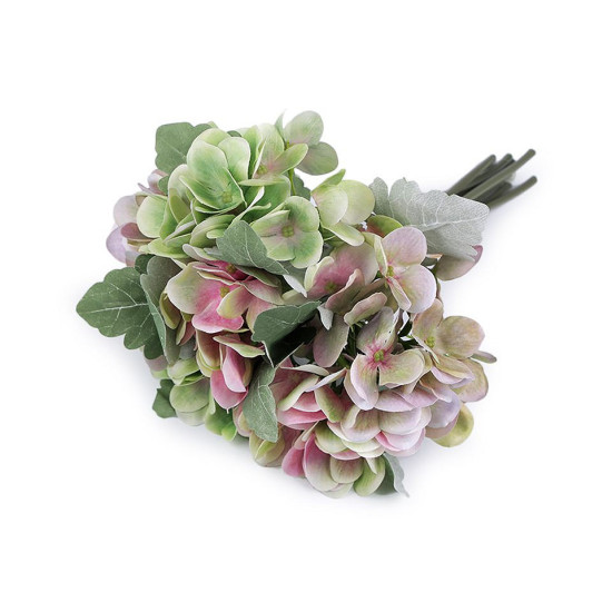 Artificial hydrangea - White (9 Pieces) Artificial hydrangea - White (9 Pieces)