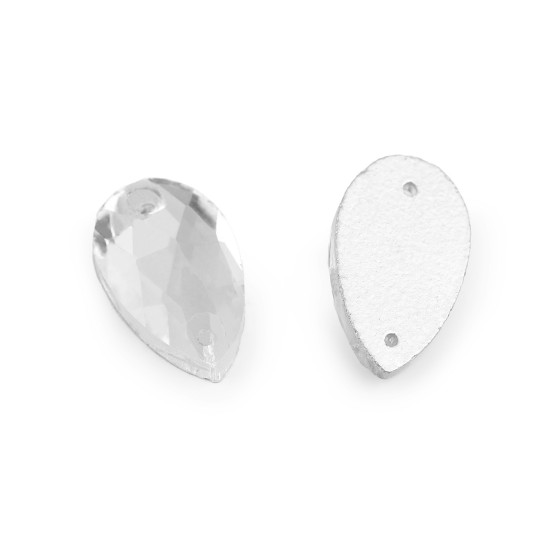 Kamienie / dżety szlifowane do przyszycia krople - Crystal (12 Sztuki) Kamienie / dżety szlifowane do przyszycia krople - Crystal (12 Sztuki)