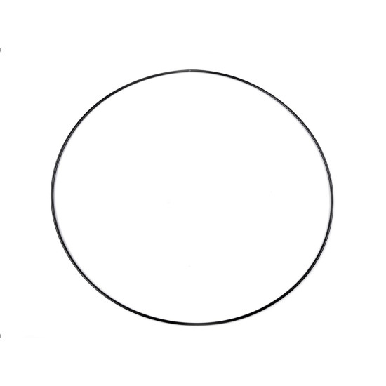 Kovový kruh ø60 cm lakovaný - Biela (1 Kus) Kovový kruh ø60 cm lakovaný - Biela (1 Kus)
