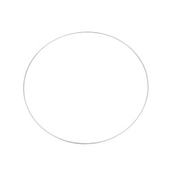 Kółko / obręcz metalowa ø60 cm lakierowane - Srebrny (1 Sztuka)