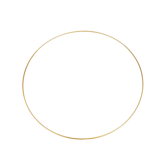 Kovový kruh ø60 cm lakovaný - Biela (1 Kus) Kovový kruh ø60 cm lakovaný - Biela (1 Kus)