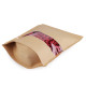 Borsa di carta, con finestra trasparente, grande - Avorio (10 Pezzi) Borsa di carta, con finestra trasparente, grande - Avorio (10 Pezzi)