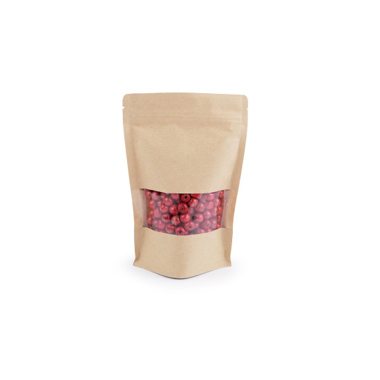 Borsa di carta, con finestra trasparente, piccolo - Mezzo naturale (10 Pezzi) Borsa di carta, con finestra trasparente, piccolo - Mezzo naturale (10 Pezzi)