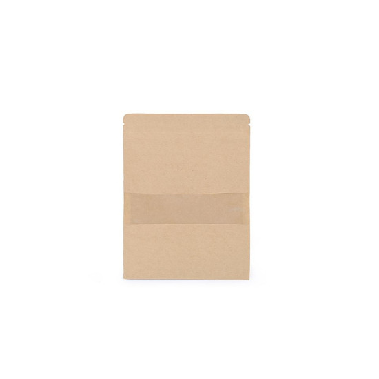 Borsa di carta, con finestra trasparente, piccolo - Mezzo naturale (10 Pezzi) Borsa di carta, con finestra trasparente, piccolo - Mezzo naturale (10 Pezzi)